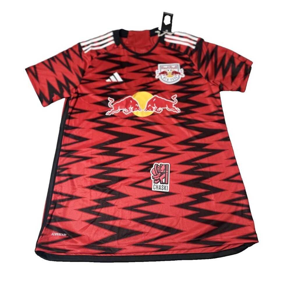 Adidas New York Red Bulls MLS 2024/2025 Jersey soccer Women’s large IP5992 NEW